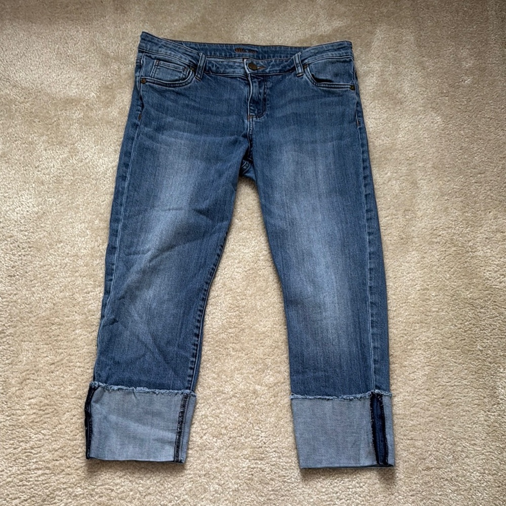 Kut from the Kloth Cropped Jeans EUC Size 10